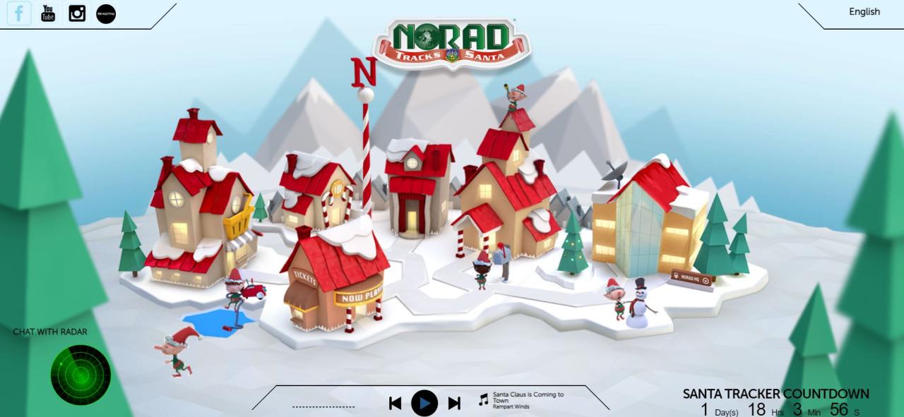 Norad tracking call toll